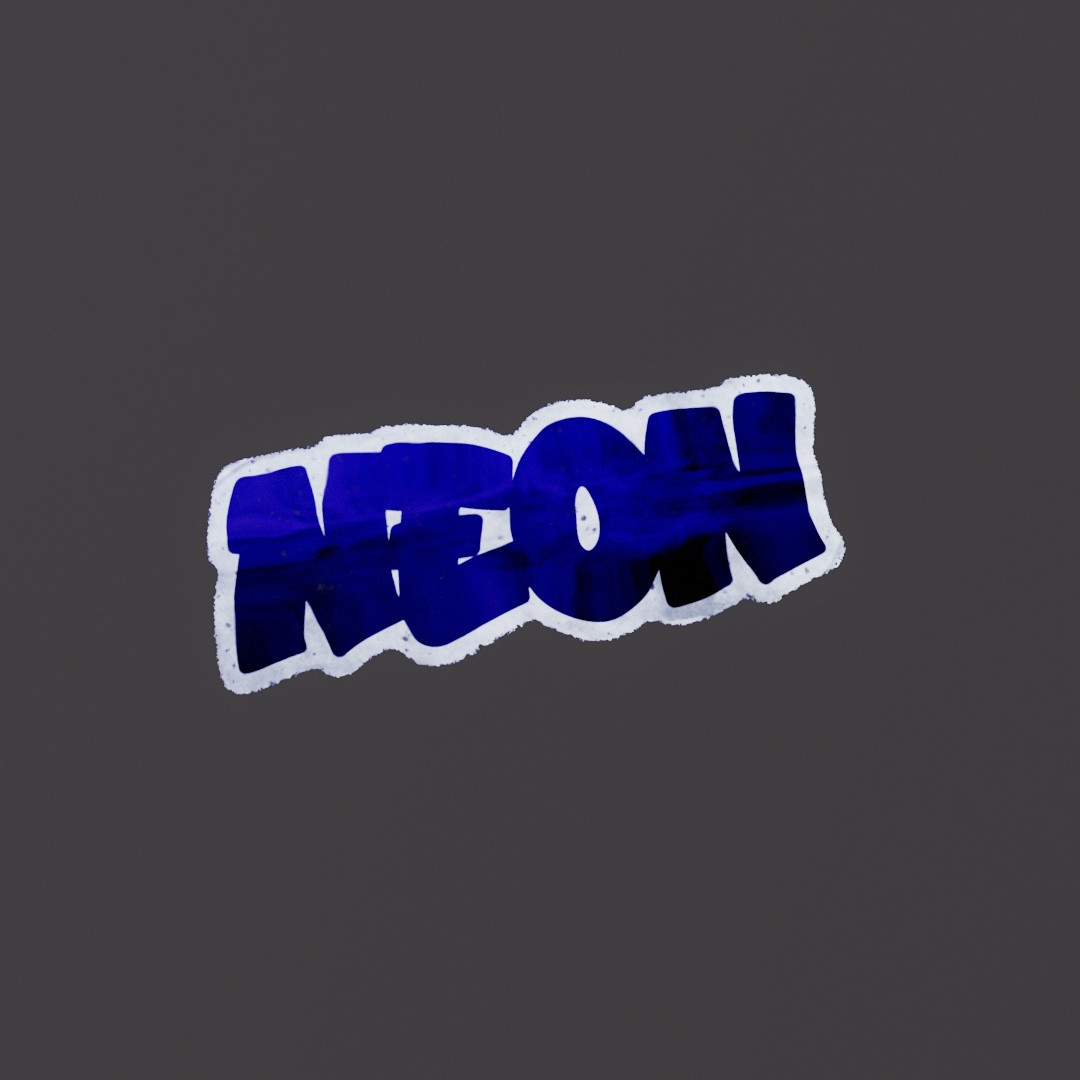 Neon Graffiti Decal