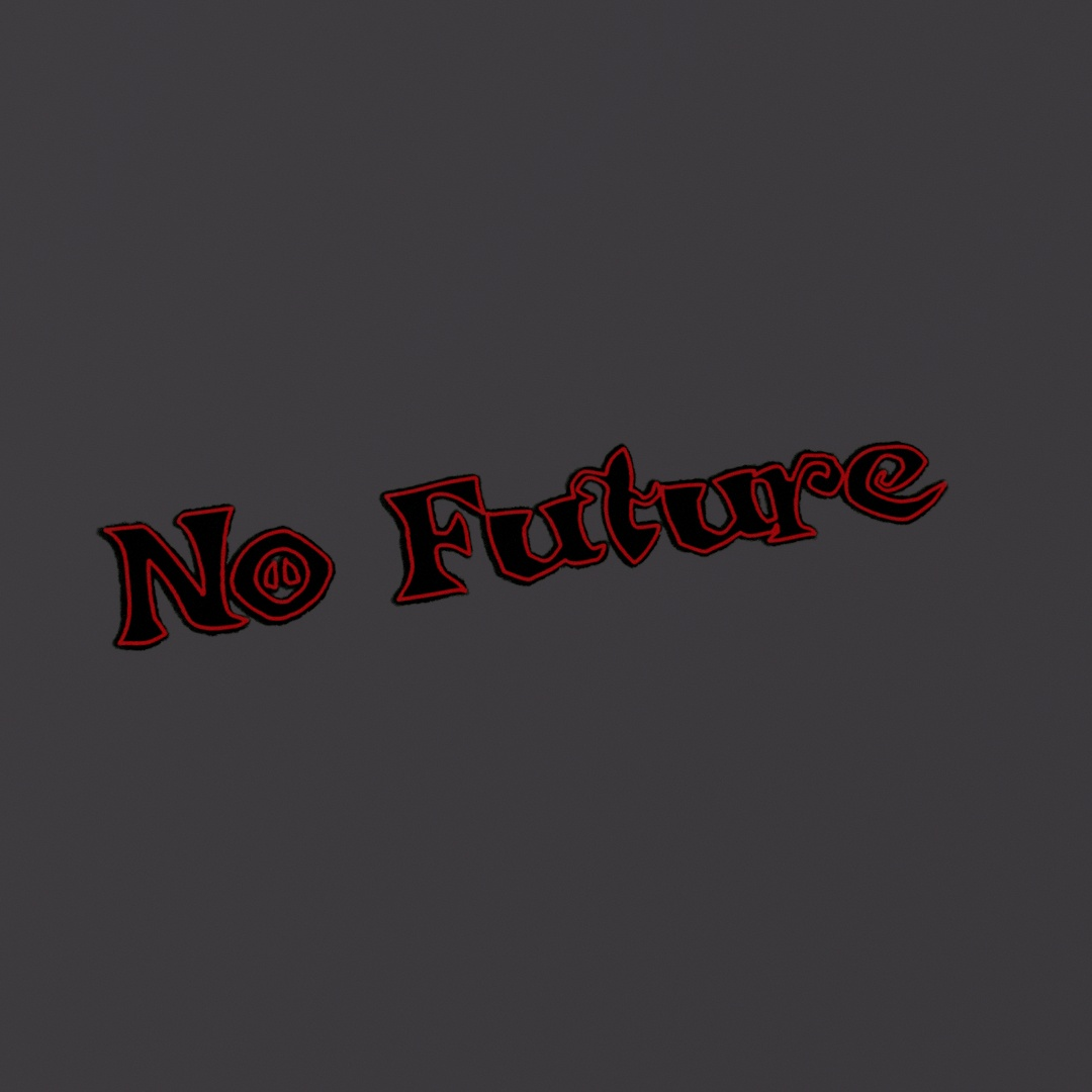 No Future Graffiti Decal