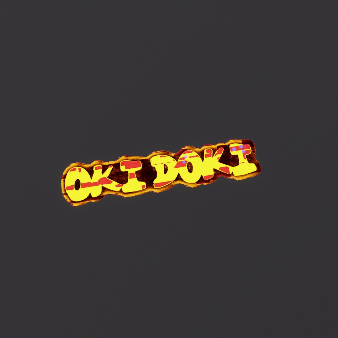 Oki Doki Graffiti Decal