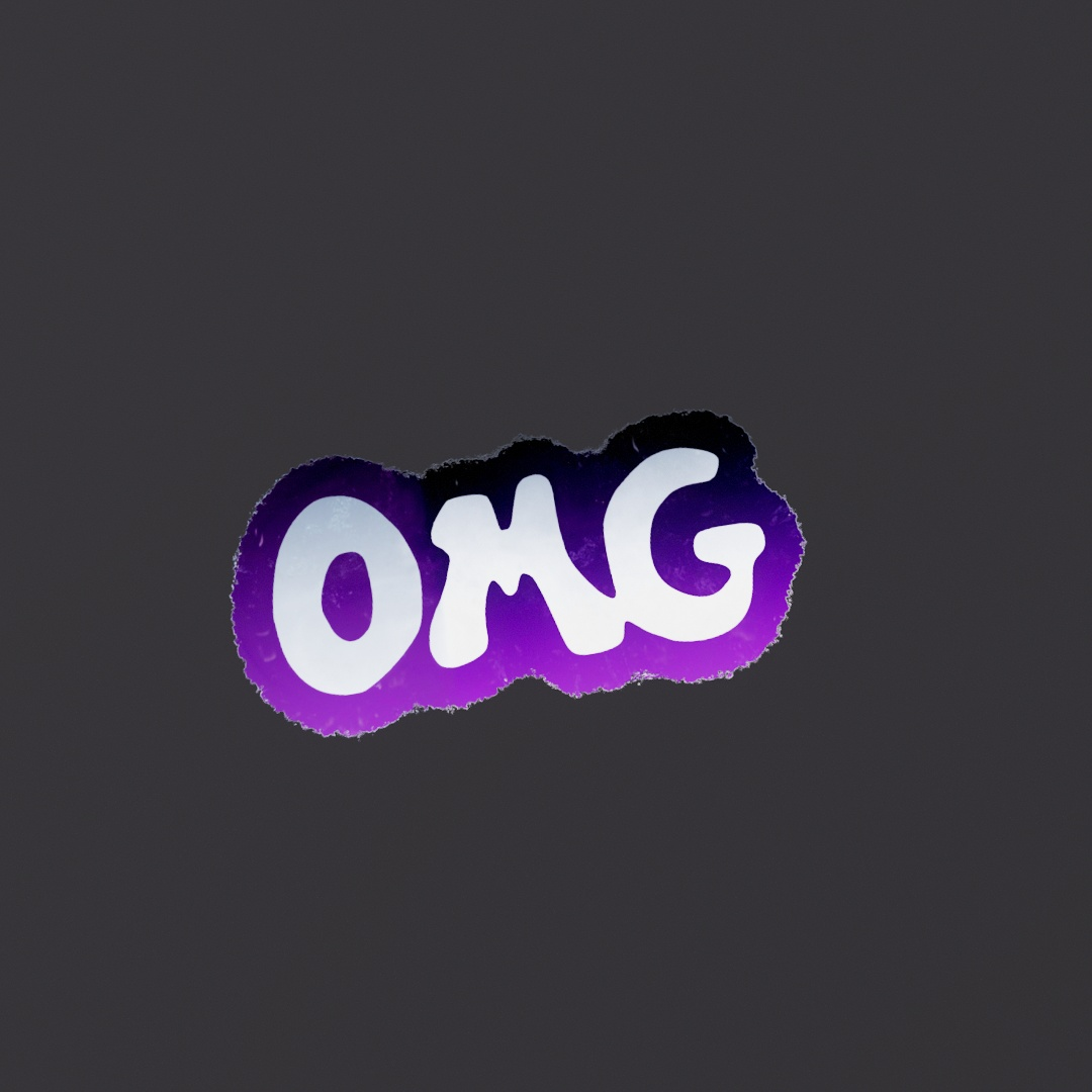 Omg Graffiti Decal