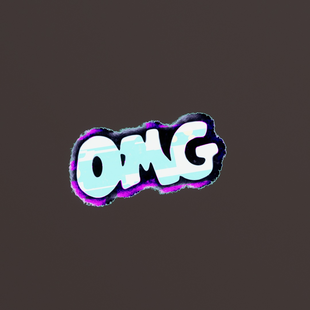 Omg Graffiti Decal
