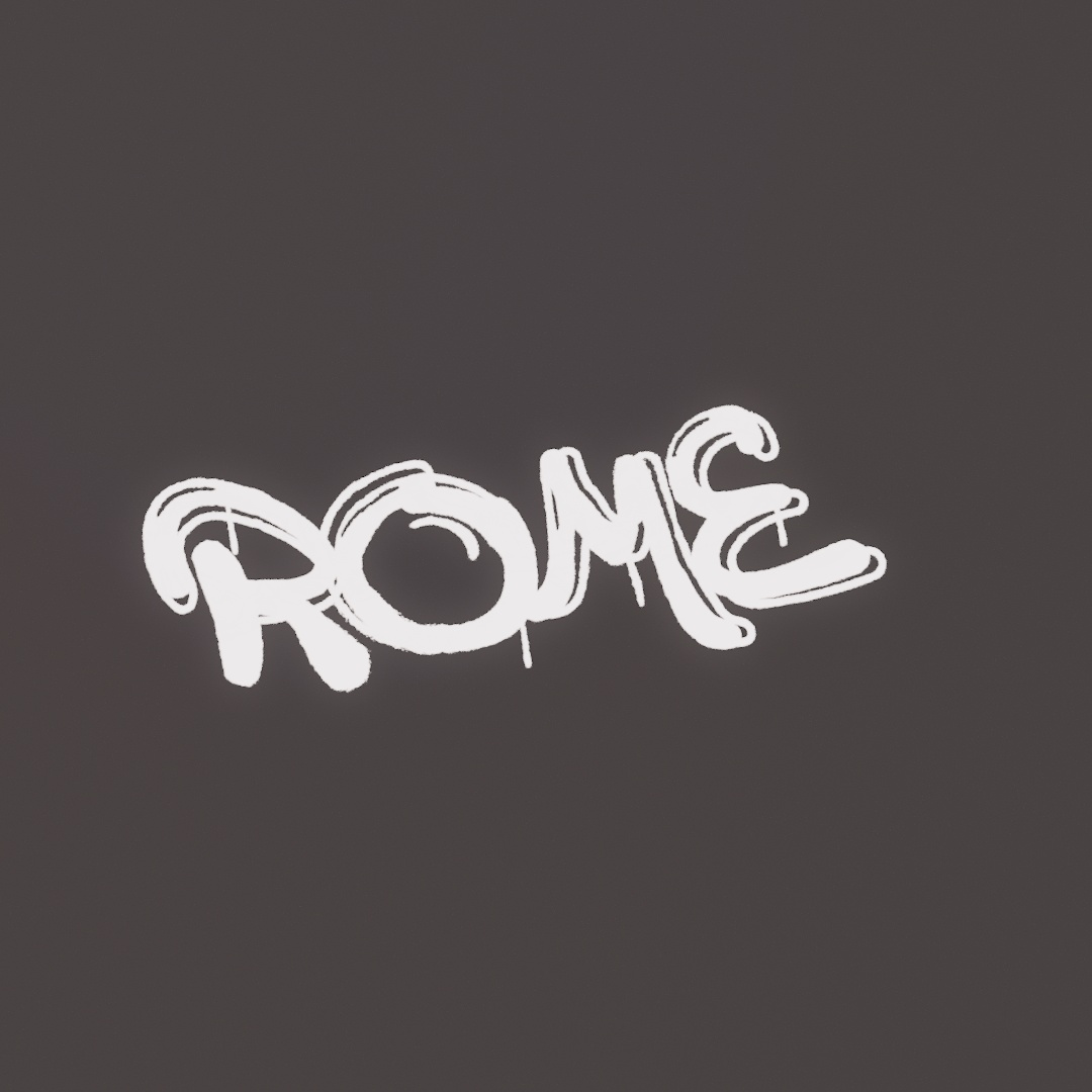 Rome Graffiti Decal
