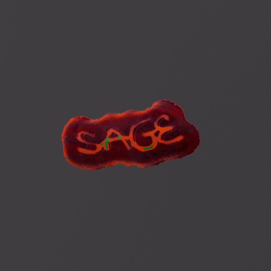 Sage Graffiti Decal