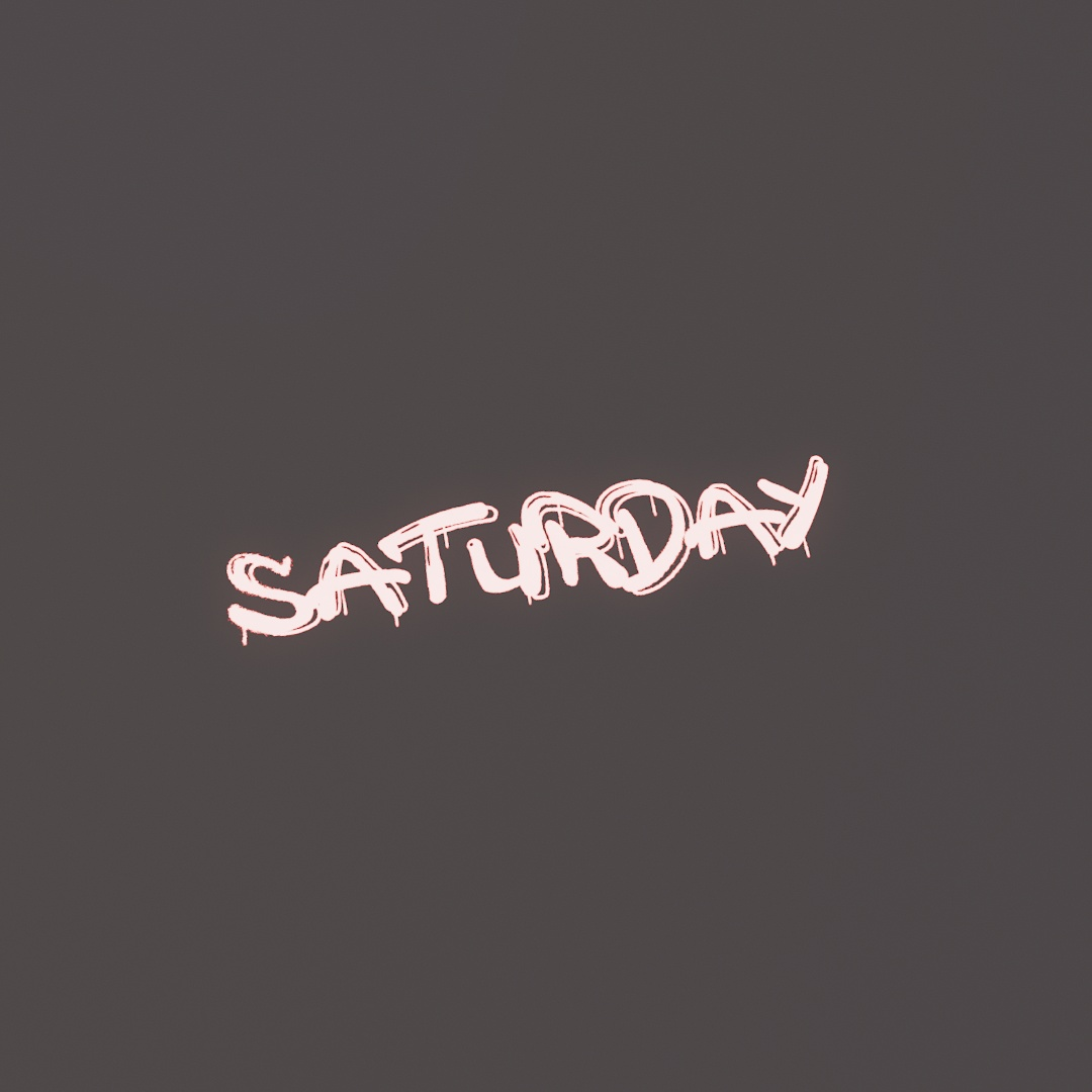 Saturday Graffiti Decal