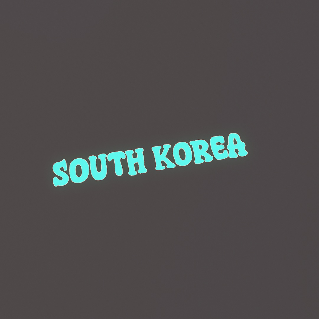 South Korea Graffiti Decal