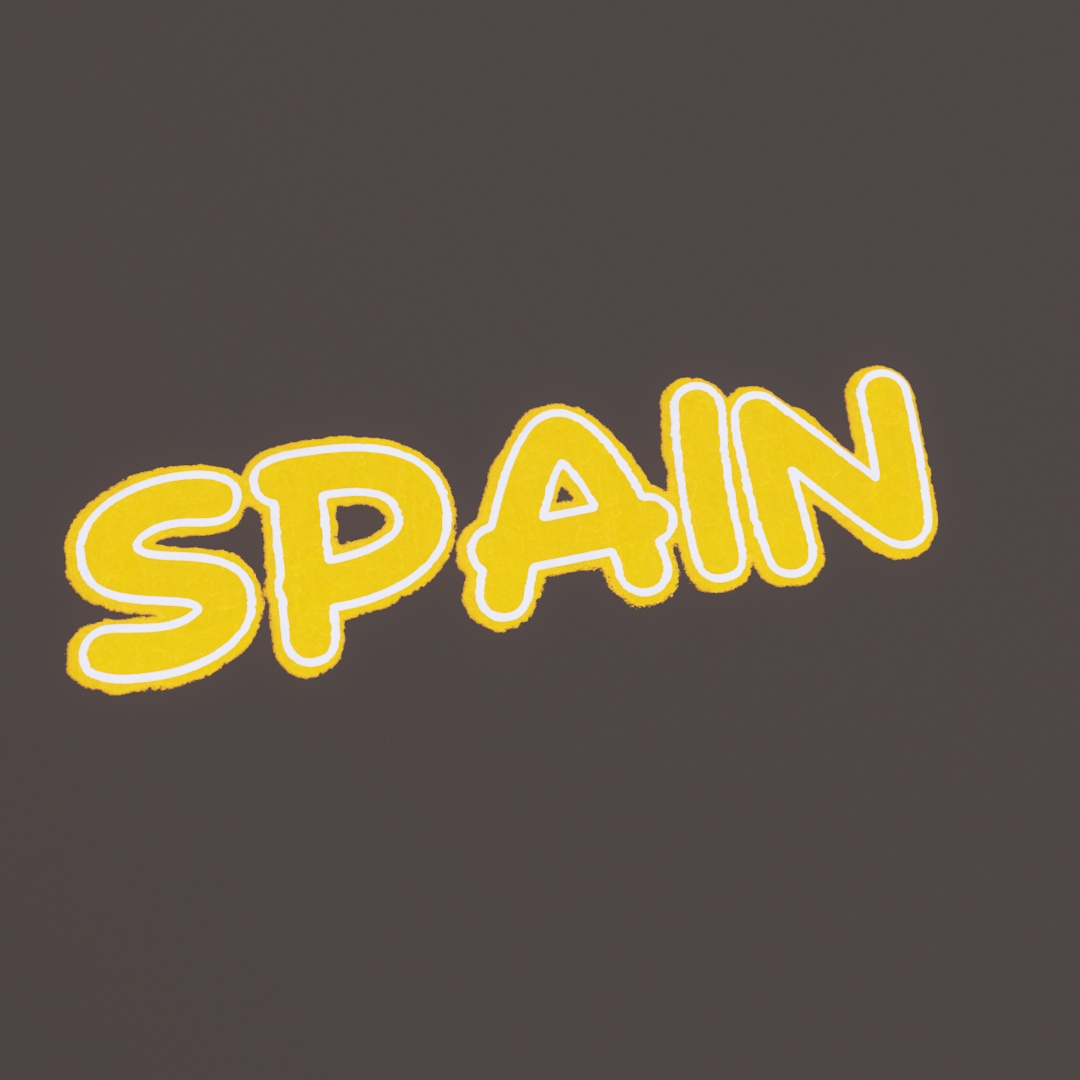 Spain Graffiti Decal