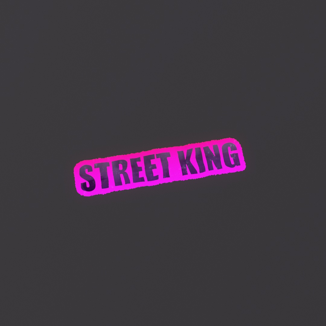 Street King Graffiti Decal