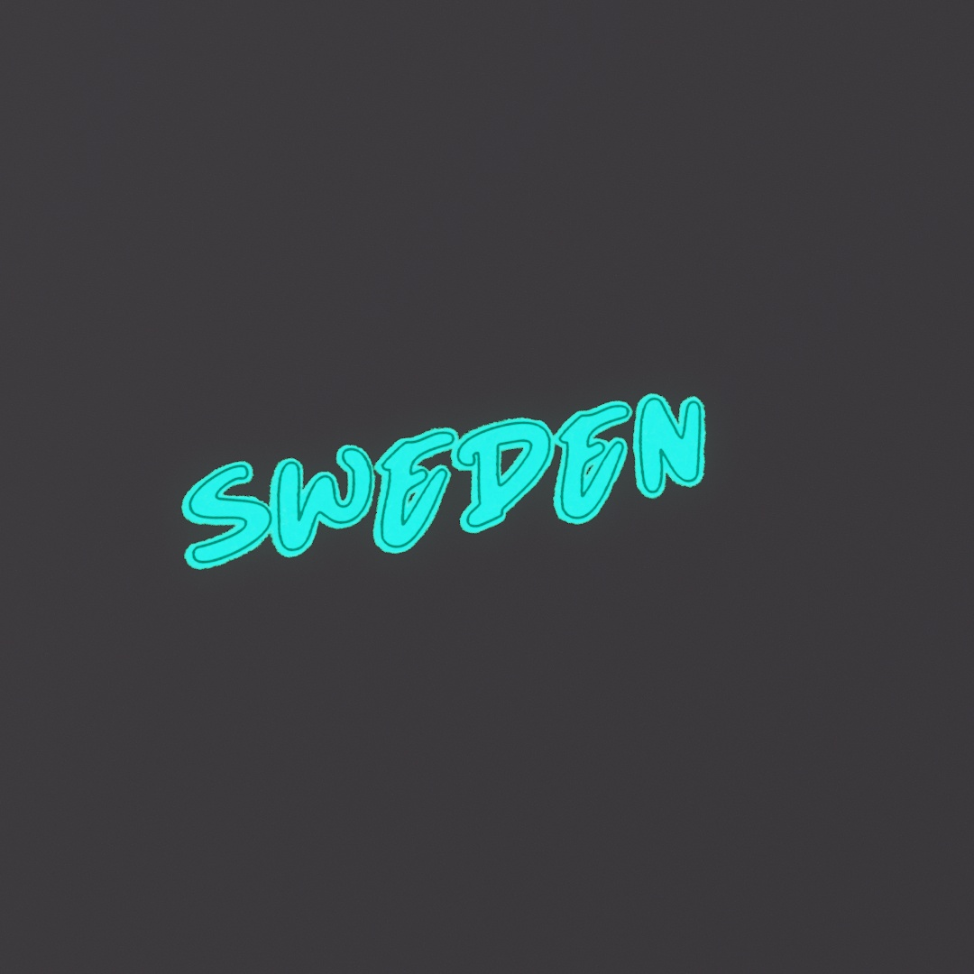Sweden Graffiti Decal