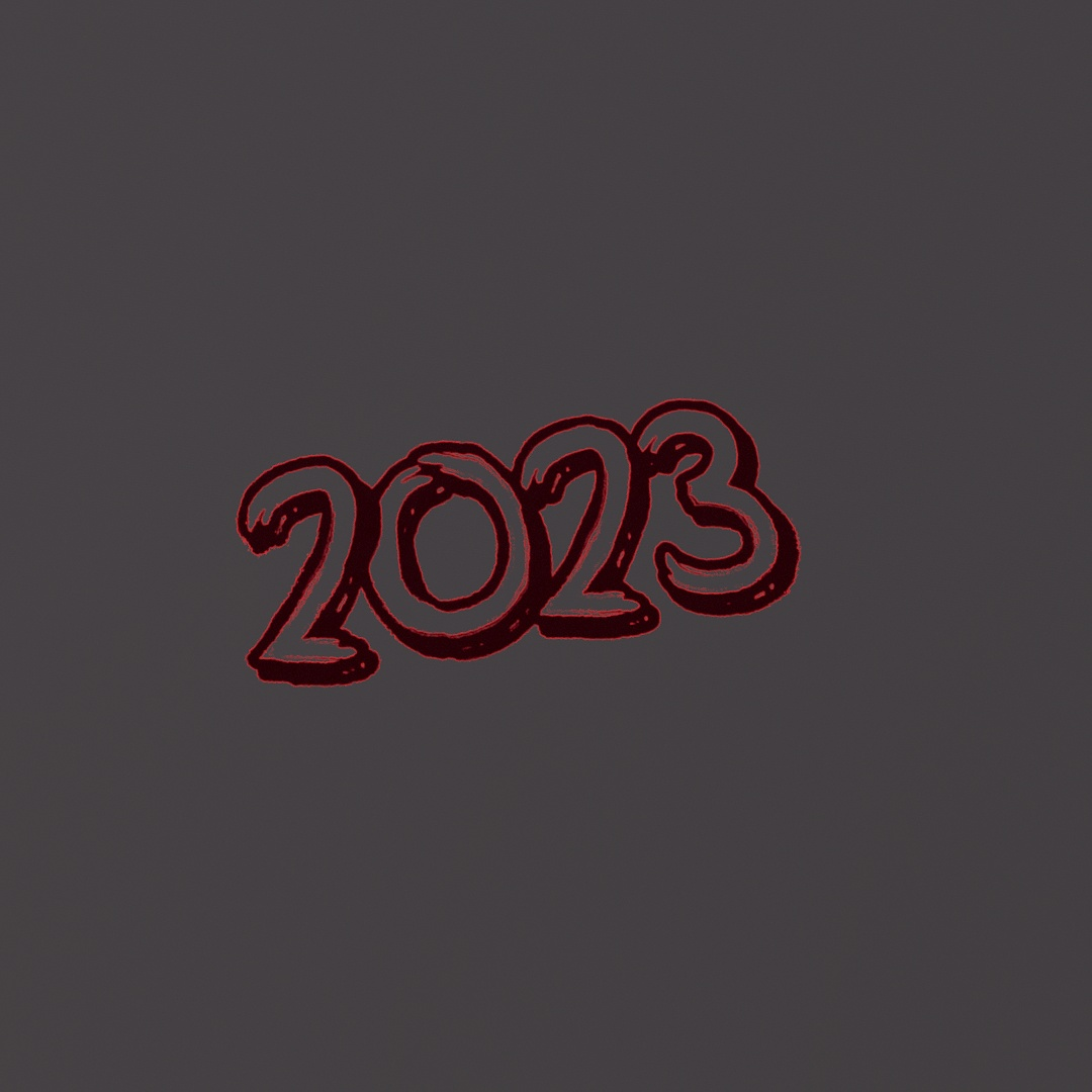 Two Thousand Twenty Three Graffiti Decal
