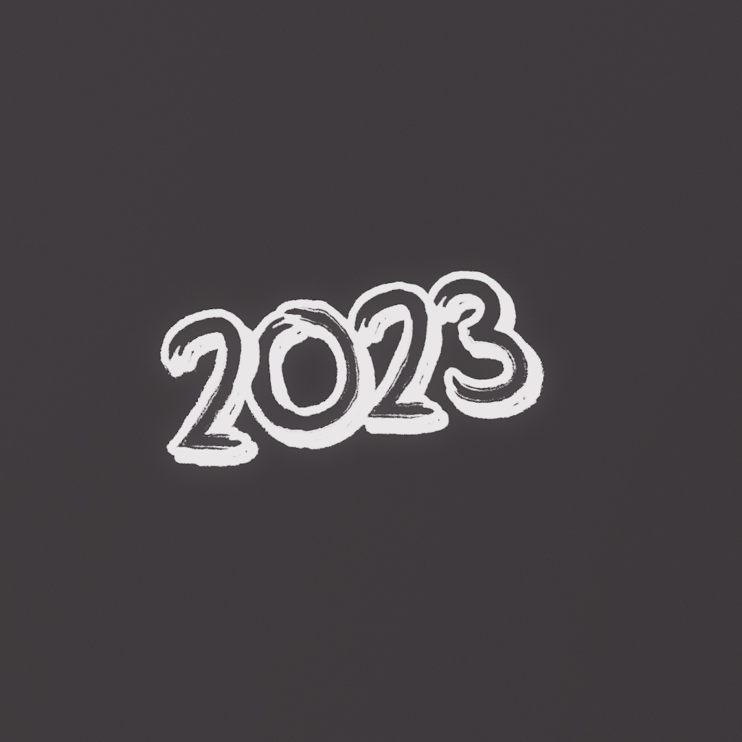 Two Thousand Twenty Three Graffiti Decal