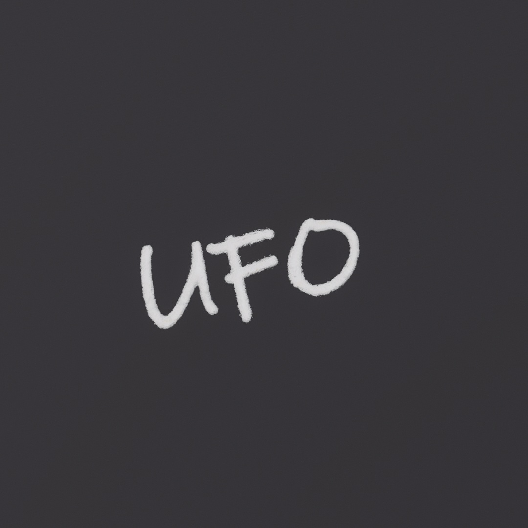 Ufo Graffiti Decal