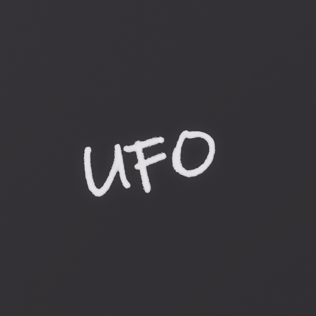 Ufo Graffiti Decal