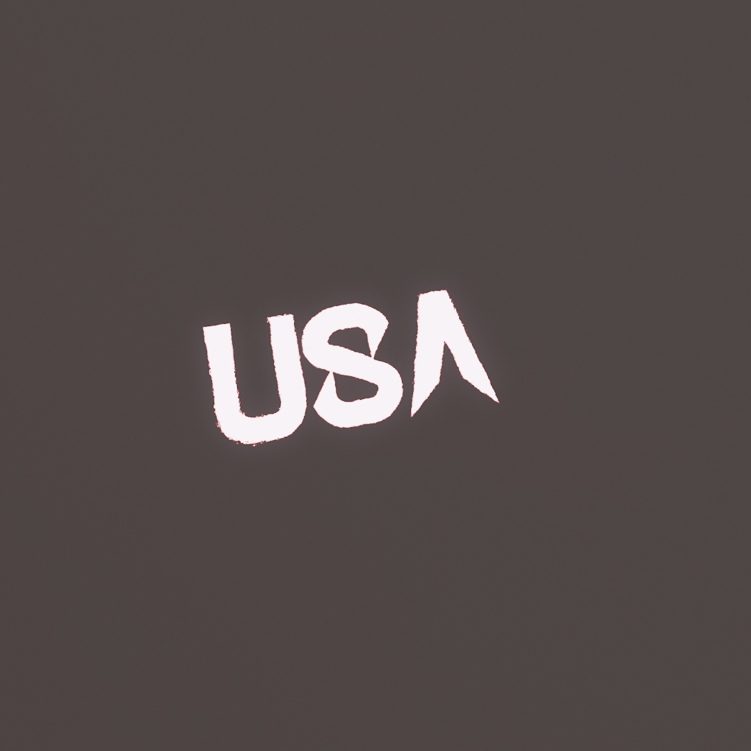 Usa Graffiti Decal