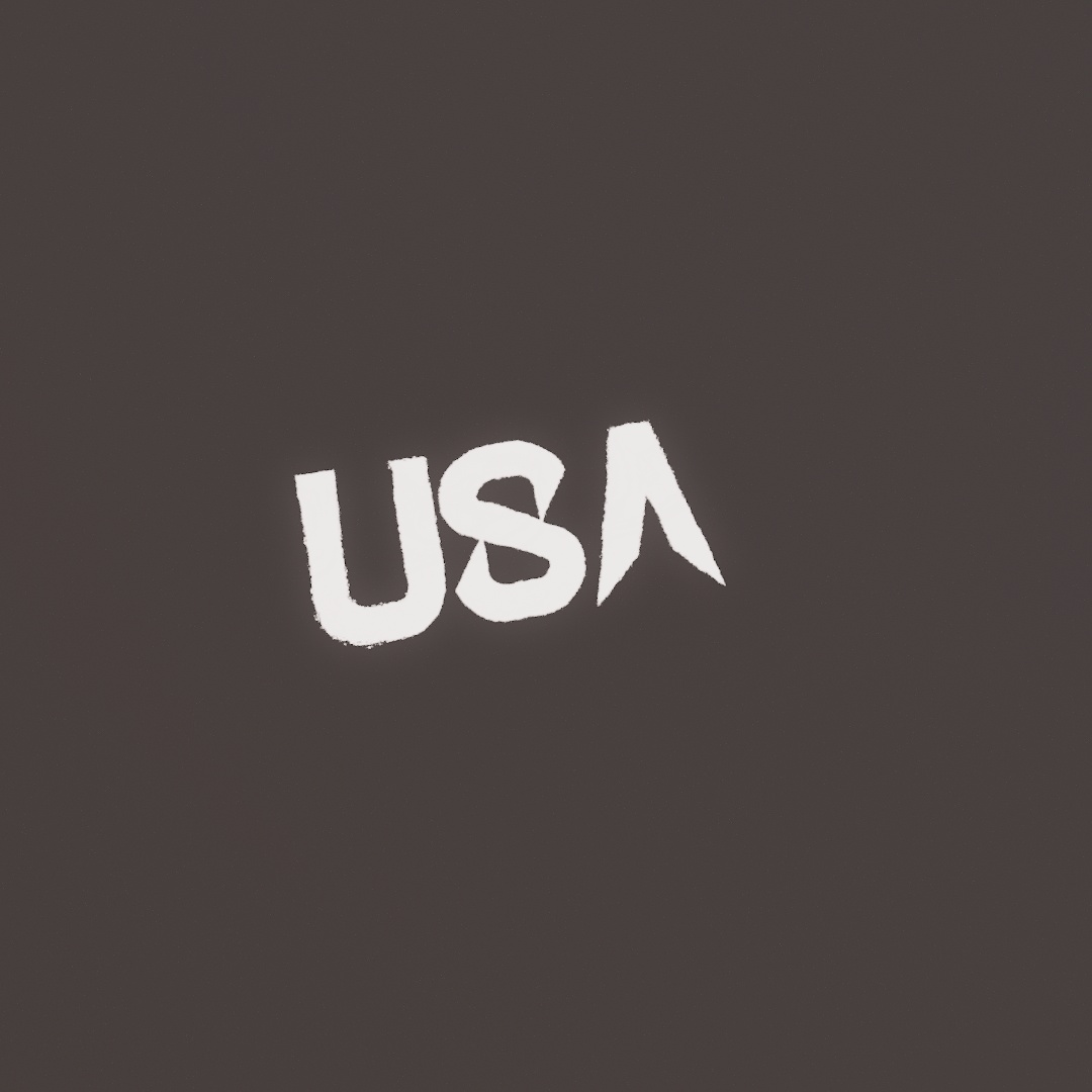 Usa Graffiti Decal