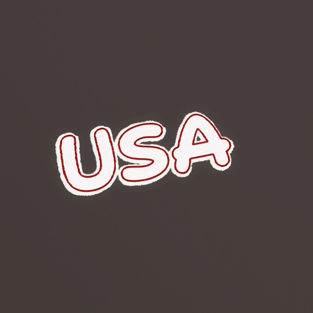 Usa Graffiti Decal