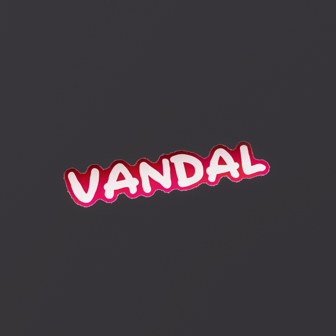 Vandal Graffiti Decal