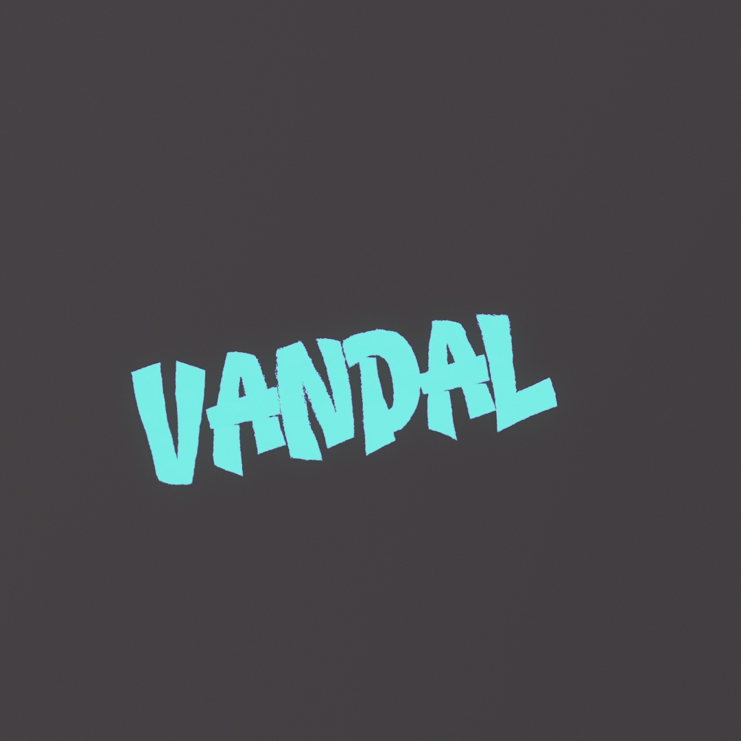 Vandal Graffiti Decal