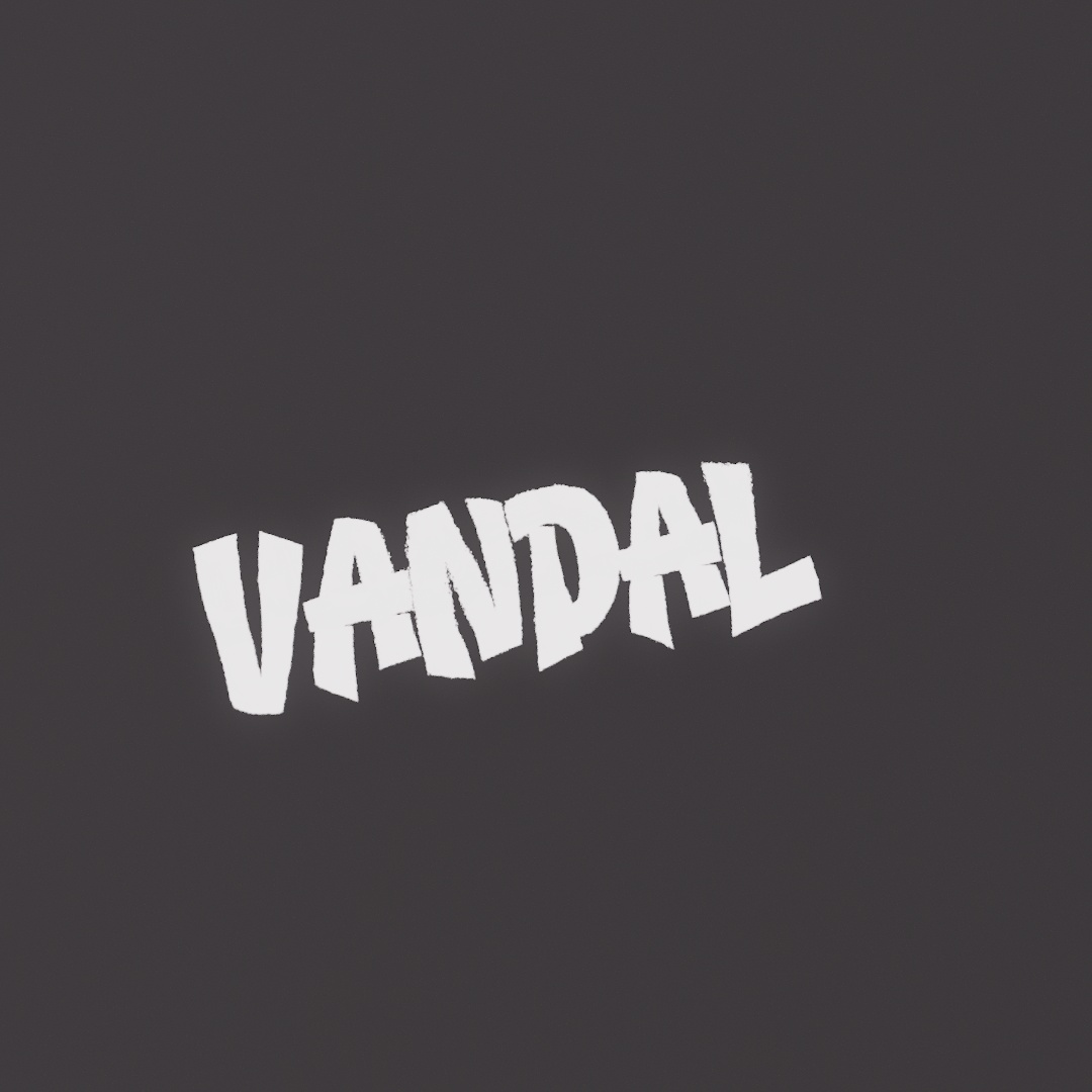Vandal Graffiti Decal