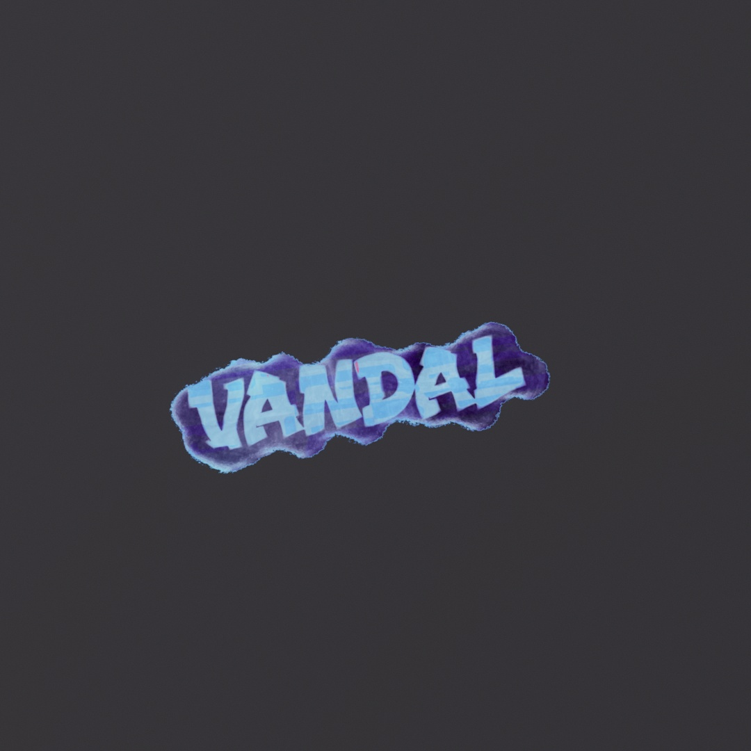 Vandal Graffiti Decal
