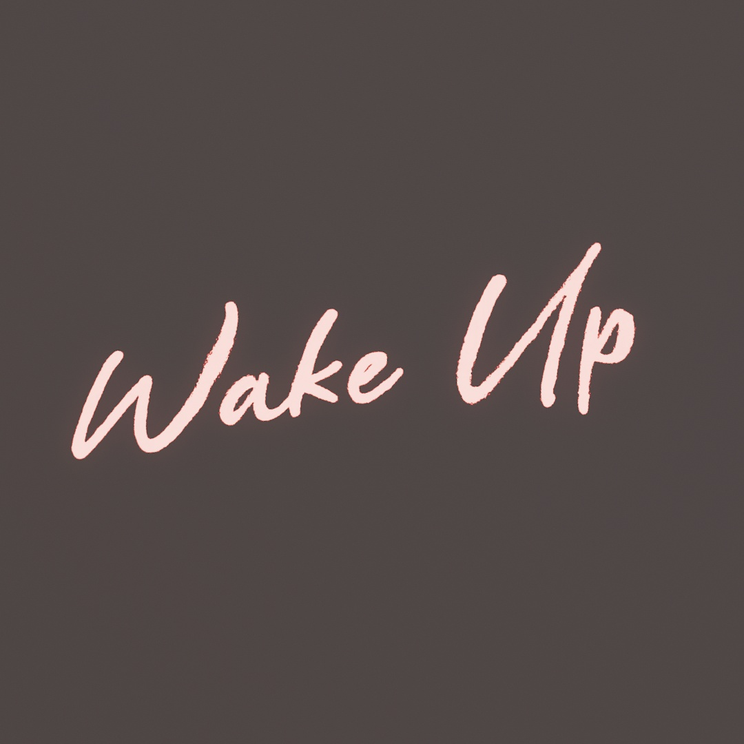 Wake Up Graffiti Decal
