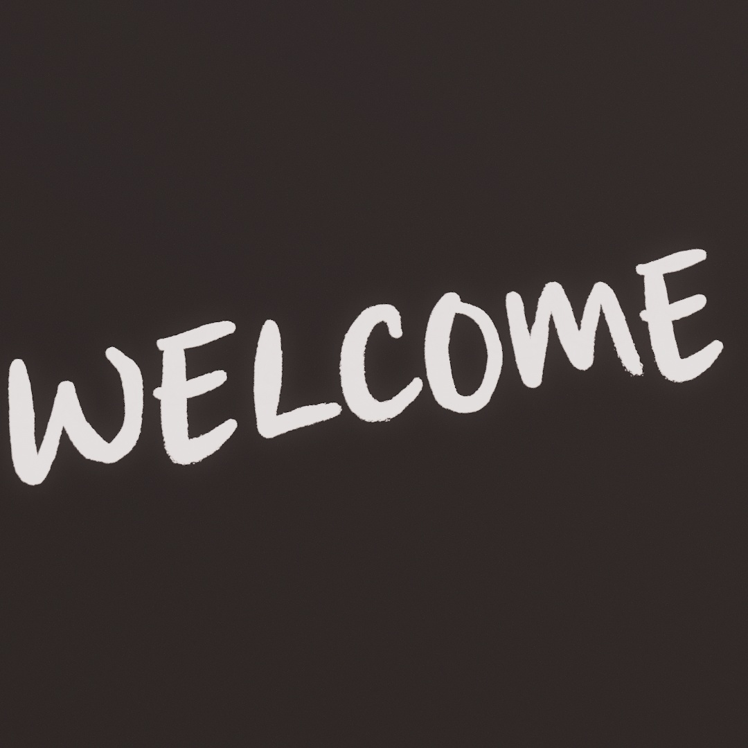 Welcome Graffiti Decal
