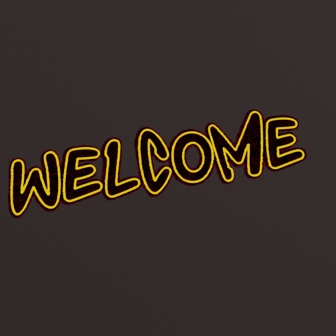 Welcome Graffiti Decal