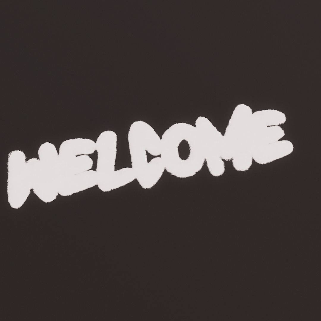 Welcome Graffiti Decal