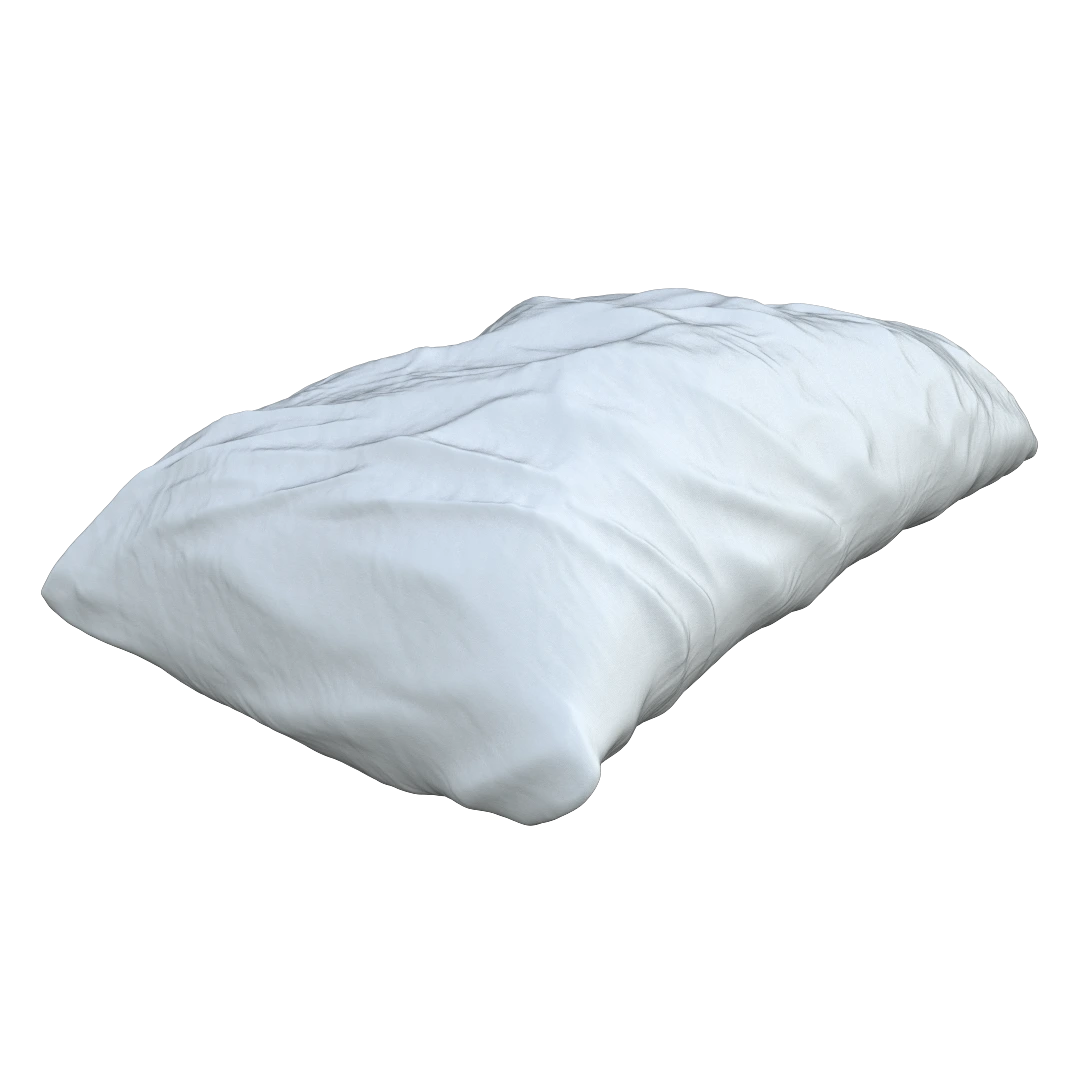 White Pillow Interior 3D Model101