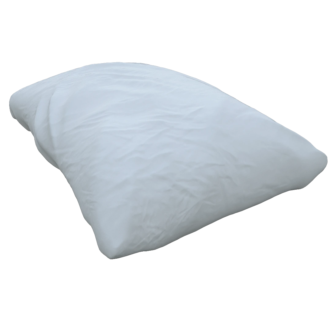 White Pillow Interior 3D Model102