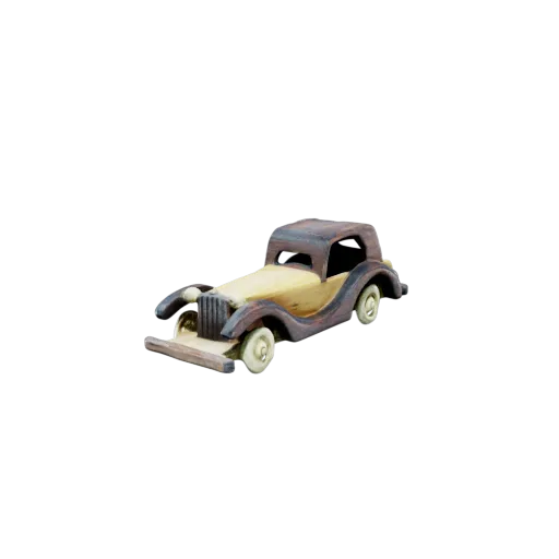 Old Car Accessories 3D Model