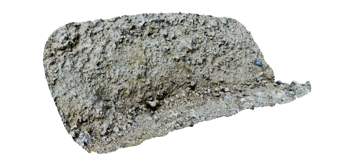 Ground Pit Rock 3D Model