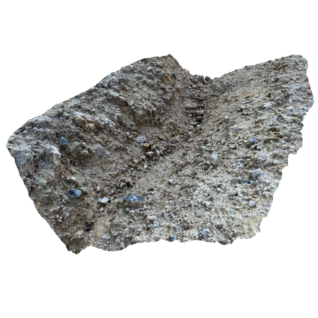 Ground Pit Rock 3D Model125