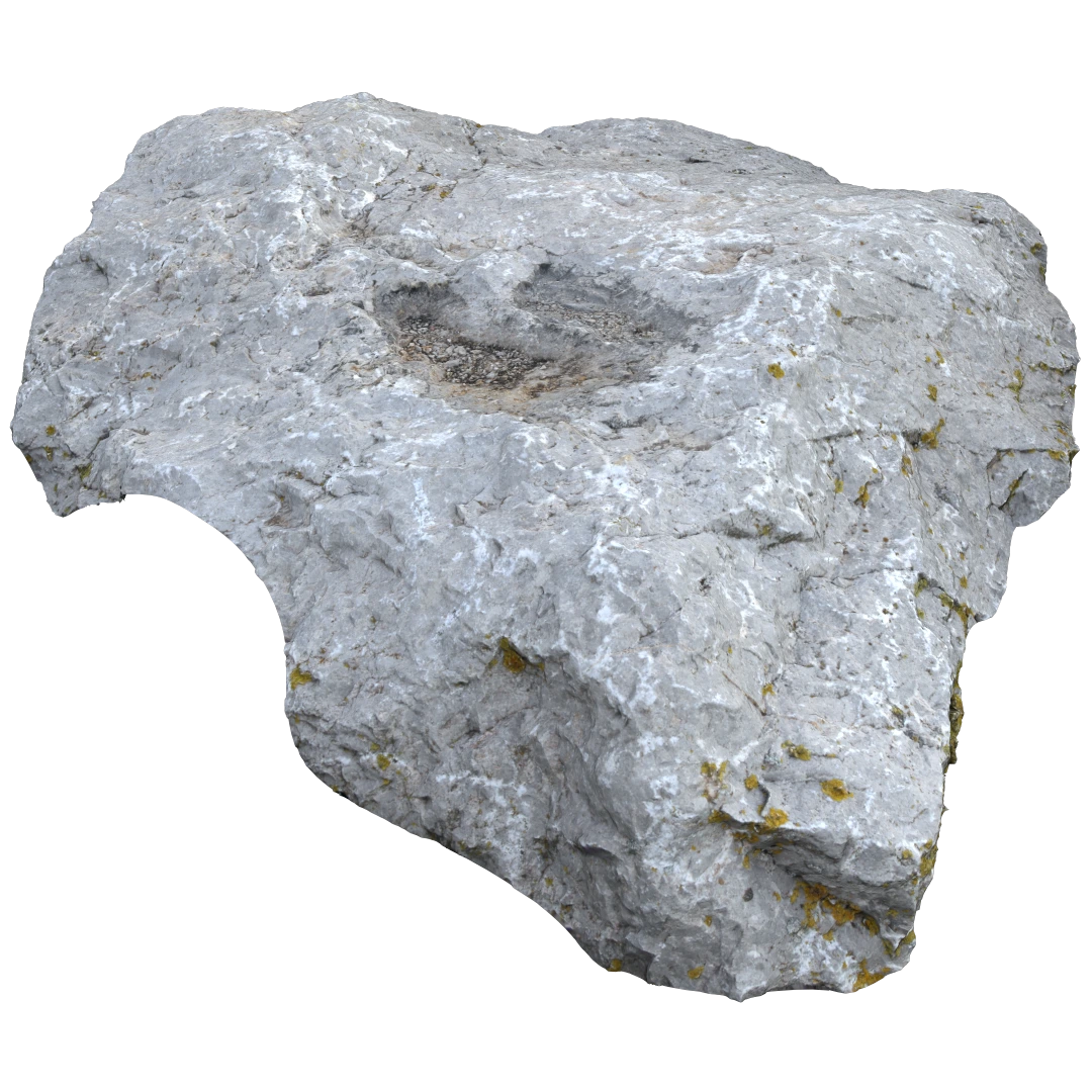 Mossy Rock 3D Model127