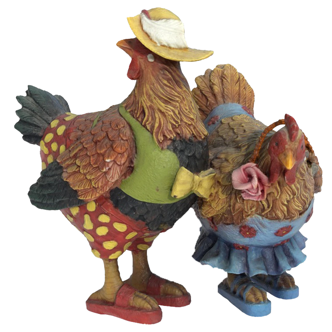 Chicken and Rooster Accessories 3D Model 12
