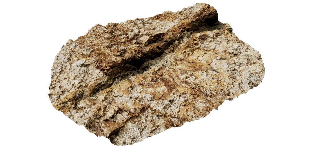 Ground Rock 3D Model