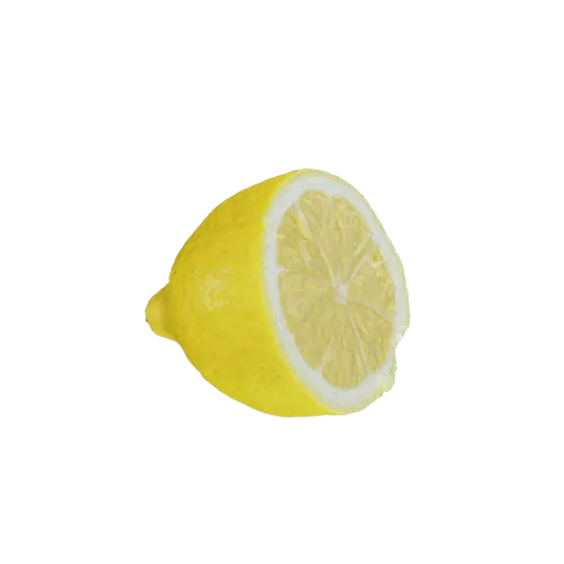 Half Lemon 3D Model