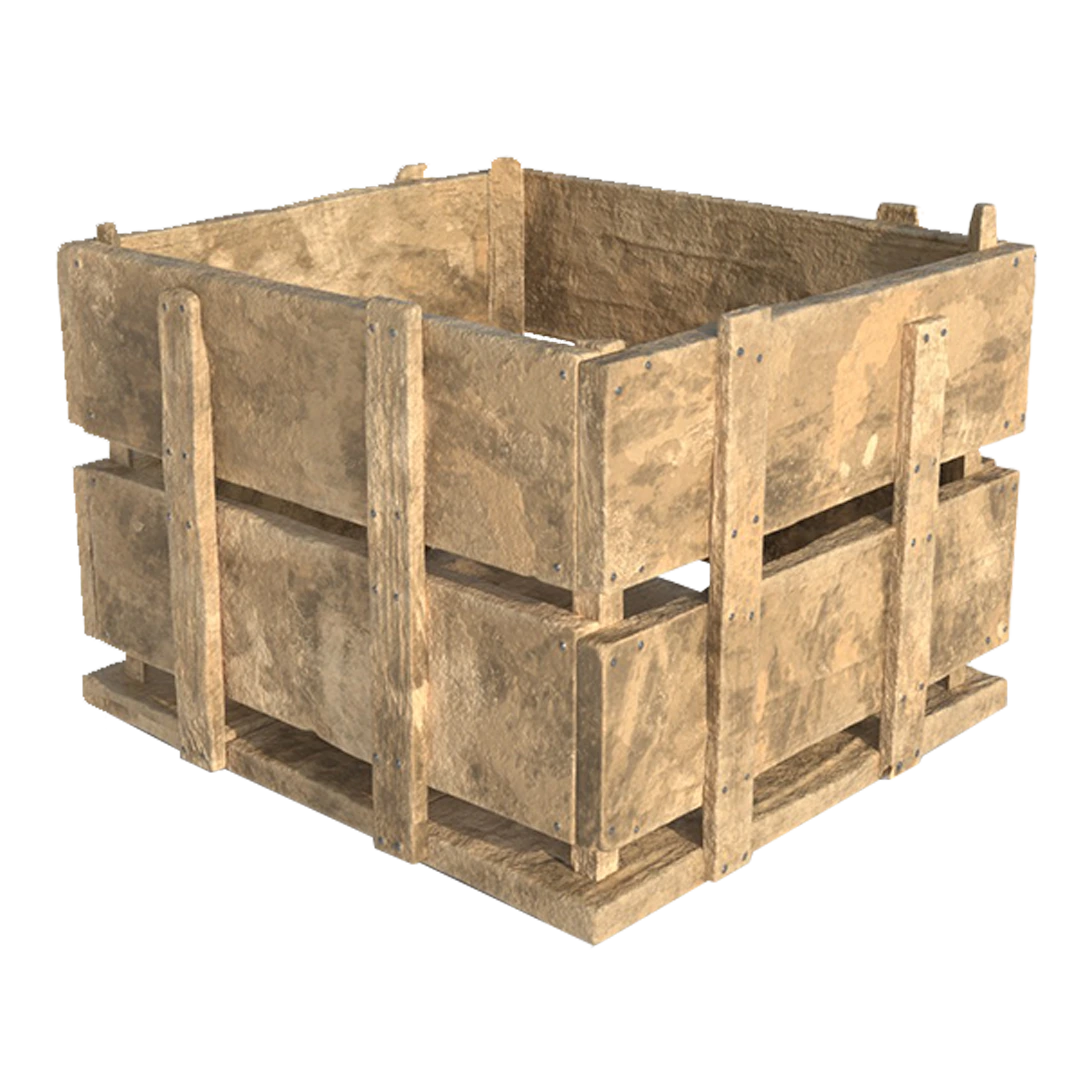Wooden Wine Barrel 3D Model43