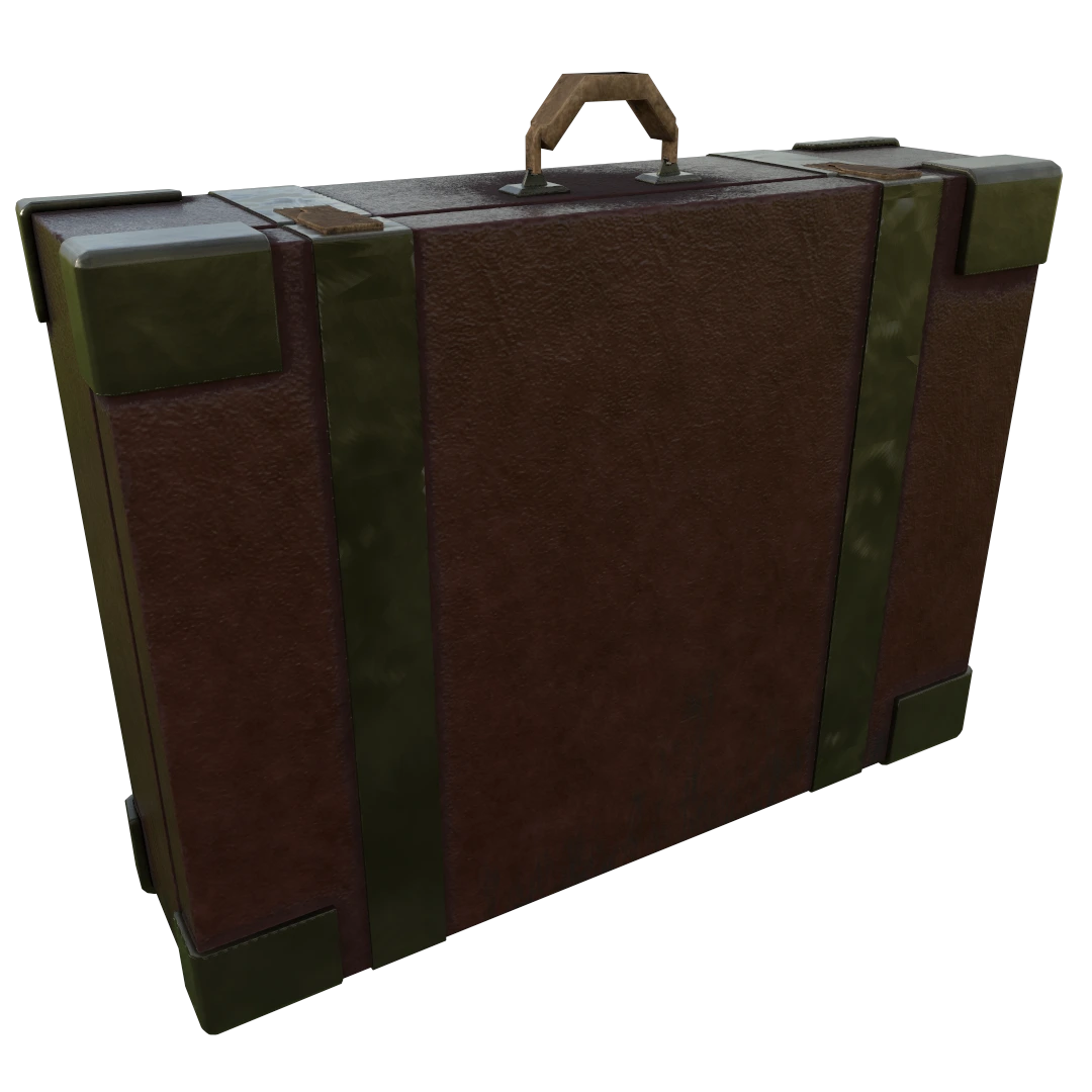 Leather Suitcase 3D Model45