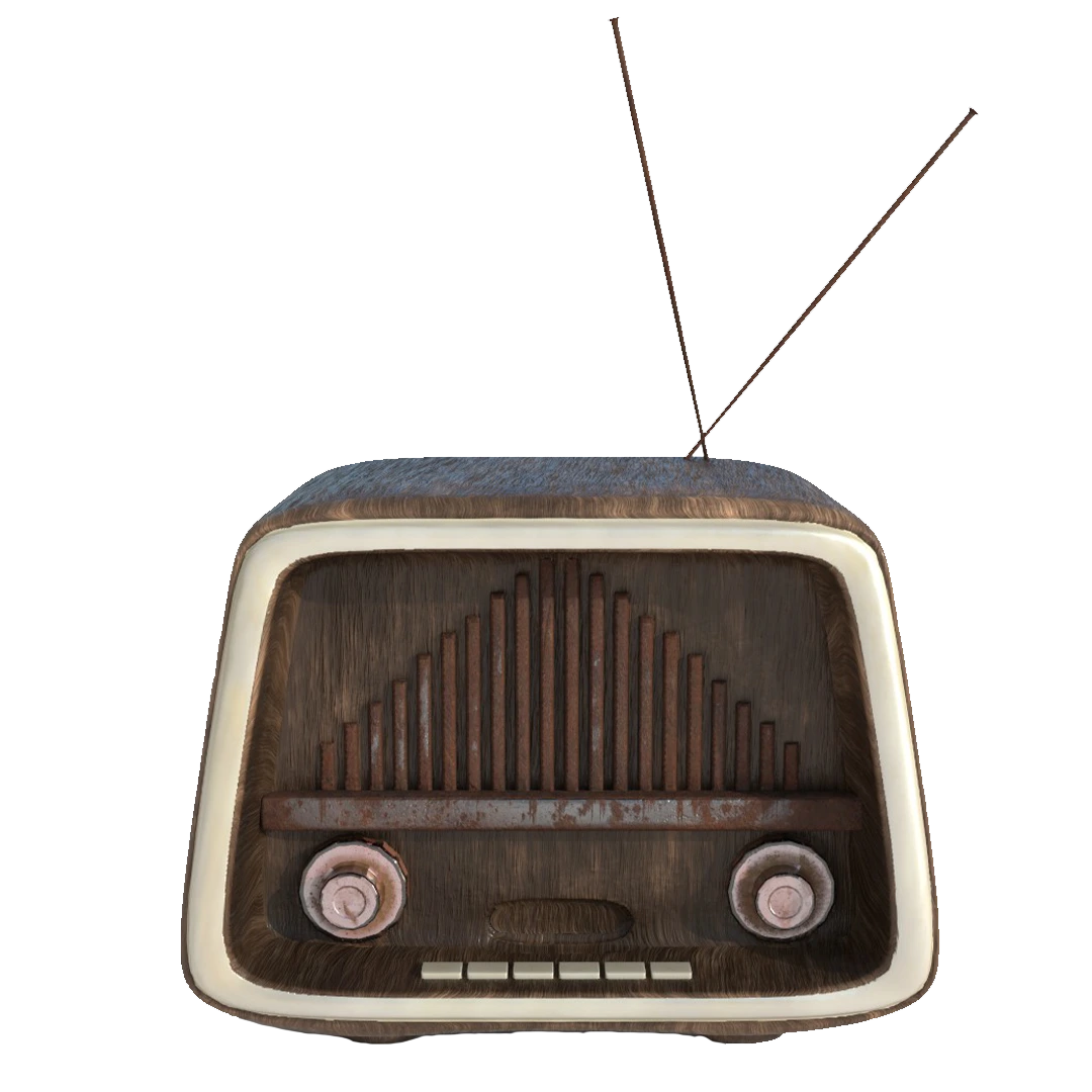 Old Radio 3D Model56